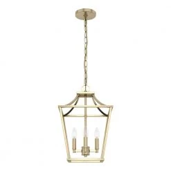 Laurel Ridge 4-Light Alturas Gold Candlestick Pendant by Hunter