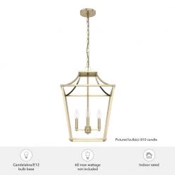 Laurel Ridge 4 Light Alturas Gold Lantern Pendant Light Kitchen Light by Hunter -Hunter Sales alturas gold hunter chandeliers 19069 66 1000