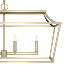 Laurel Ridge 6-Light Alturas Gold Linear Chandelier by Hunter -Hunter Sales alturas gold hunter chandeliers 19078 a0 1000