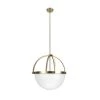 Wedgefield 4-Light Alturas Gold Island Pendant Light with Frosted Glass Shade by Hunter -Hunter Sales alturas gold hunter chandeliers 19238 64 1000