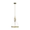 Van Nuys 1 Light Alturas Gold Island Pendant Light with Clear Glass Shade Dining Room Light by Hunter -Hunter Sales alturas gold hunter chandeliers 19295 64 1000
