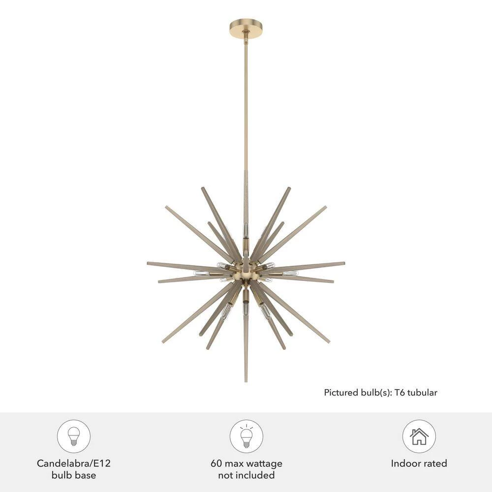 Jupiter Star 18-Light Alturas Gold Island Pendant Light by Hunter 7 Jupiter Star 18-Light Alturas Gold Island Pendant Light by Hunter - Image 5