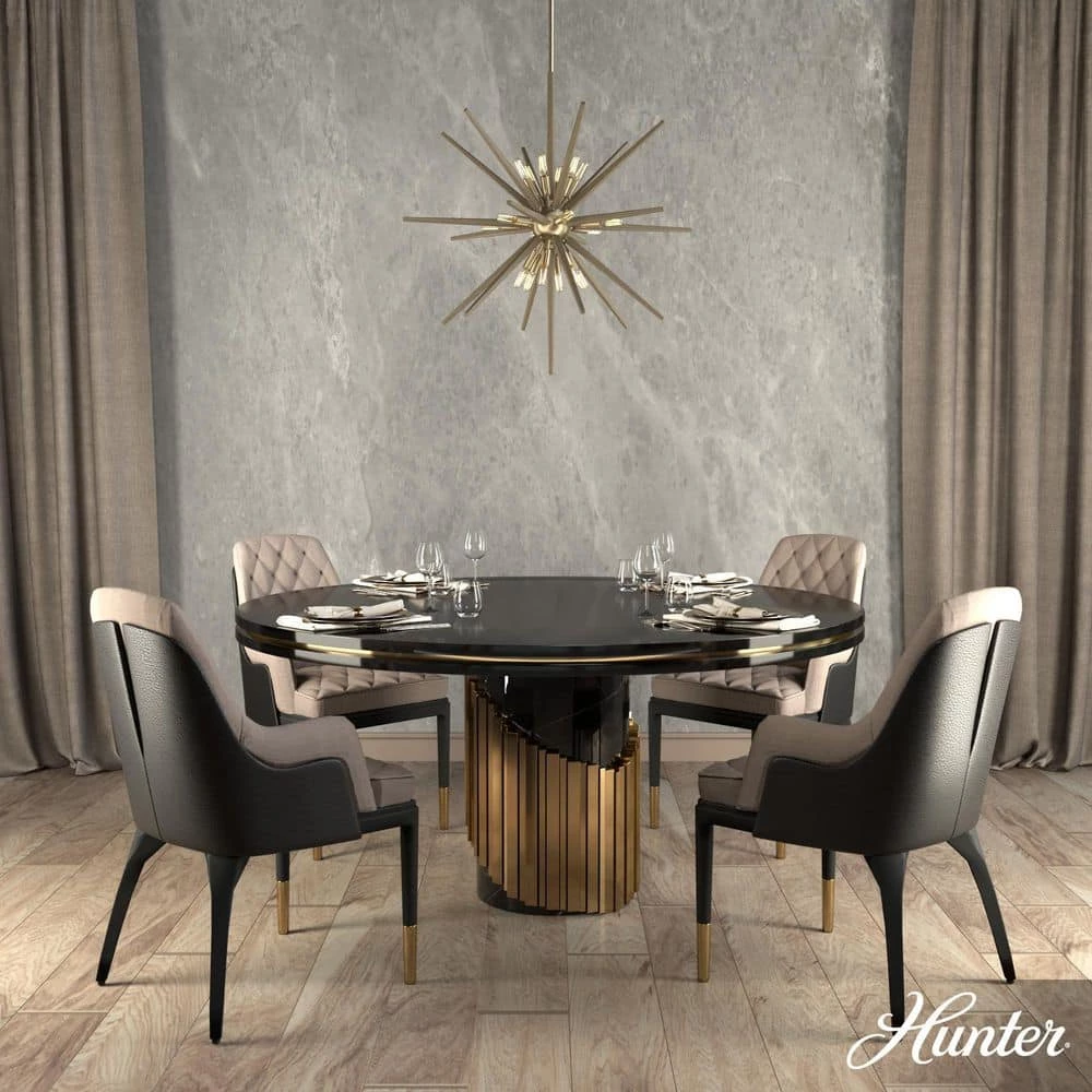 Jupiter Star 18-Light Alturas Gold Island Pendant Light by Hunter 5 Jupiter Star 18-Light Alturas Gold Island Pendant Light by Hunter - Image 3