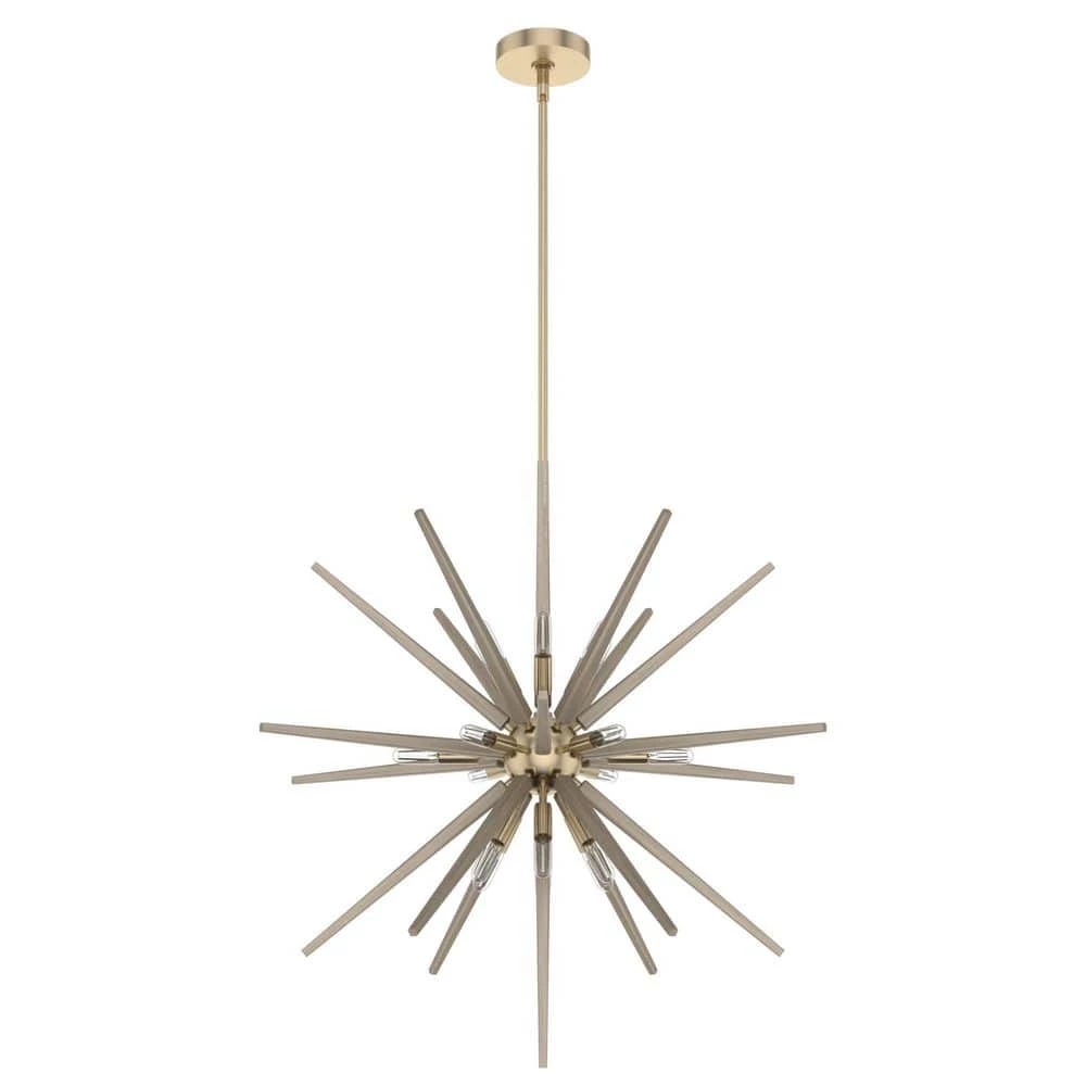 Jupiter Star 18-Light Alturas Gold Island Pendant Light by Hunter 3 Jupiter Star 18-Light Alturas Gold Island Pendant Light by Hunter