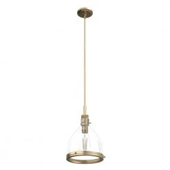 Van Nuys 1 light Alturas Gold Island Pendant Light with Glass Shade Kitchen Light by Hunter -Hunter Sales alturas gold hunter chandeliers 19345 66 1000