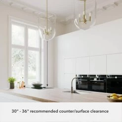 Sacha 4 Light Alturas Gold Island Pendant Light with Clear Glass Shade Dining Room Light by Hunter 18 Sacha 4 Light Alturas Gold Island Pendant Light with Clear Glass Shade Dining Room Light by Hunter -Hunter Sales alturas gold hunter chandeliers 19386 77 1000