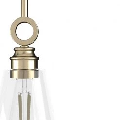 Klein 1-Light Alturas Gold Island Pendant Light with Clear Glass Shade by Hunter 12 Klein 1-Light Alturas Gold Island Pendant Light with Clear Glass Shade by Hunter -Hunter Sales alturas gold hunter chandeliers 19436 a0 1000