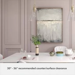 Klein 1-Light Alturas Gold Island Pendant Light with Clear Glass Shade by Hunter -Hunter Sales alturas gold hunter chandeliers 19440 1d 1000