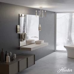 Sunjai 4-Light Alturas Gold Candlestick Pendant Light by Hunter -Hunter Sales alturas gold hunter chandeliers 19517 40 1000