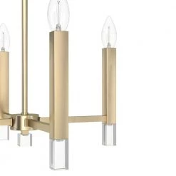 Sunjai 4-Light Alturas Gold Candlestick Pendant Light by Hunter -Hunter Sales alturas gold hunter chandeliers 19517 a0 1000