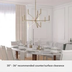 Sunjai 12-Light Alturas Gold Island Chandelier by Hunter -Hunter Sales alturas gold hunter chandeliers 19529 77 1000