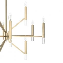 Sunjai 12-Light Alturas Gold Island Chandelier by Hunter -Hunter Sales alturas gold hunter chandeliers 19529 a0 1000