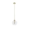 High Oaks 1-Light Alturas Gold Globe Pendant Light with Clear Seeded Glass Shade by Hunter -Hunter Sales alturas gold hunter chandeliers 19559 64 1000