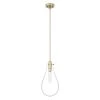 Lundin 1-Light Alturas Gold Bulb Pendant Light with Clear Glass Shade by Hunter -Hunter Sales alturas gold hunter chandeliers 19562 64 1000
