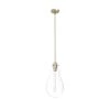 Lundin 1-Light Alturas Gold Bulb Pendant Light with Clear Glass Shade by Hunter -Hunter Sales alturas gold hunter chandeliers 19564 64 1000