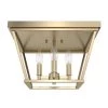 Laurel Ridge 19 in. 4 Light Alturas Gold Flush Mount Kitchen Light by Hunter -Hunter Sales alturas gold hunter flush mount lights 19075 64 1000