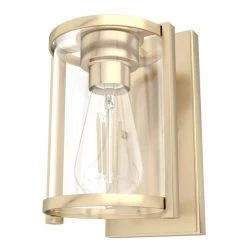 Astwood 1 Light Alturas Gold Wall Sconce Bathroom Light by Hunter