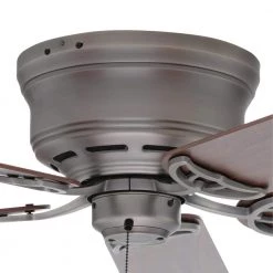 Low Profile III 52 in. Indoor Antique Pewter Ceiling Fan by Hunter 14 Low Profile III 52 in. Indoor Antique Pewter Ceiling Fan by Hunter -Hunter Sales antique pewter hunter ceiling fans without lights 53071 40 1000