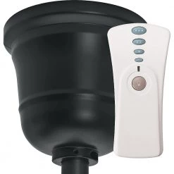 Original Indoor/Outdoor Black Canopy and Universal Handheld Remote Control by Hunter