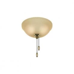 3-Light Bronze Ceiling Fan Bowl LED Light Kit by Hunter
