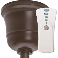 Original Indoor/Outdoor Chestnut Brown Canopy and Universal Handheld Remote Control by Hunter
