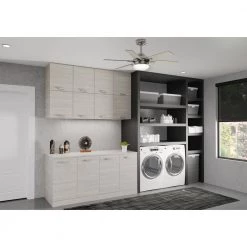 Hardaway 44 in. LED Indoor Brushed Nickel Ceiling Fan with Light Kit and Remote by Hunter -Hunter Sales brushed nickel hunter ceiling fans with lights 50721 c3 1000