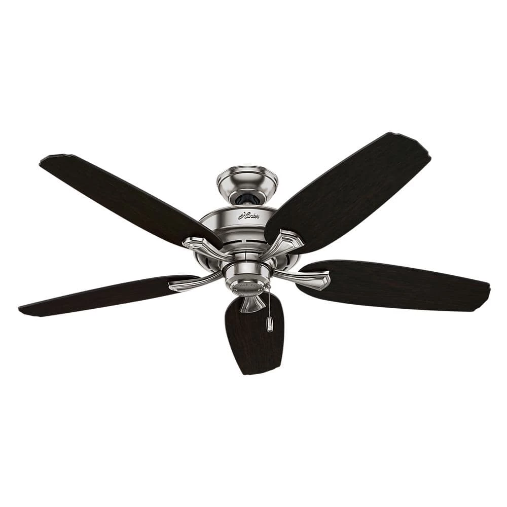 Channing 52 in. Indoor LED Brushed Nickel Ceiling Fan with Light by Hunter 12 Channing 52 in. Indoor LED Brushed Nickel Ceiling Fan with Light by Hunter - Image 10