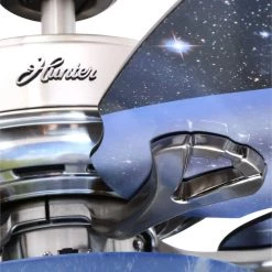 Discovery 48 in. LED Indoor Brushed Nickel Ceiling Fan with Light Kit by Hunter 14 Discovery 48 in. LED Indoor Brushed Nickel Ceiling Fan with Light Kit by Hunter -Hunter Sales brushed nickel hunter ceiling fans with lights 52298 40 1000