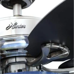 Discovery 48 in. LED Indoor Brushed Nickel Ceiling Fan with Light Kit by Hunter 17 Discovery 48 in. LED Indoor Brushed Nickel Ceiling Fan with Light Kit by Hunter -Hunter Sales brushed nickel hunter ceiling fans with lights 52298 66 1000