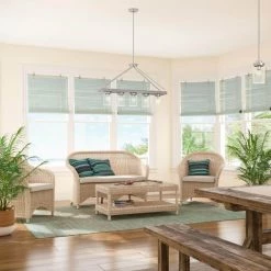 Devon Park 5 Light Brushed Nickel Chandelier Kitchen Light by Hunter -Hunter Sales brushed nickel hunter chandeliers 19007 40 1000