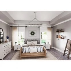 Devon Park 5 Light Brushed Nickel Chandelier Kitchen Light by Hunter -Hunter Sales brushed nickel hunter chandeliers 19007 4f 1000