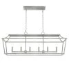 Laurel Ridge 6 Light Brushed Nickel Linear Chandelier Kitchen Light by Hunter -Hunter Sales brushed nickel hunter chandeliers 19079 64 1000