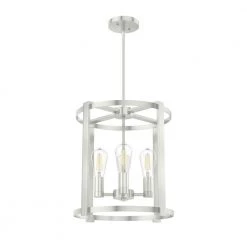Astwood 4 Light Brushed Nickel Branch Chandelier Dining Room Light by Hunter