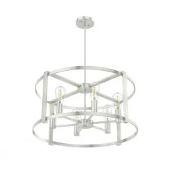Astwood 6 Light Brushed Nickel Branch Chandelier Dining Room Light by Hunter 16 Astwood 6 Light Brushed Nickel Branch Chandelier Dining Room Light by Hunter -Hunter Sales brushed nickel hunter chandeliers 19118 77 1000