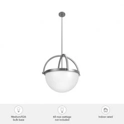 Wedgefield 4-Light Brushed Nickel Island Pendant Light with Frosted Glass Shade by Hunter 17 Wedgefield 4-Light Brushed Nickel Island Pendant Light with Frosted Glass Shade by Hunter -Hunter Sales brushed nickel hunter chandeliers 19237 c3 1000
