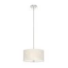 Solhaven 2-Light Brushed Nickel Shaded Pendant Light with Hardback Shade by Hunter 1 Solhaven 2-Light Brushed Nickel Shaded Pendant Light with Hardback Shade by Hunter -Hunter Sales brushed nickel hunter chandeliers 19243 64 1000
