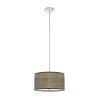 Solhaven 2-Light Brushed Nickel Shaded Pendant Light with Hardback Shade by Hunter -Hunter Sales brushed nickel hunter chandeliers 19244 64 1000