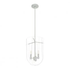 Sacha 3 Light Brushed Nickel Island Pendant Light with Clear Glass Shade Dining Room Light by Hunter 19 Sacha 3 Light Brushed Nickel Island Pendant Light with Clear Glass Shade Dining Room Light by Hunter -Hunter Sales brushed nickel hunter chandeliers 19317 4f 1000