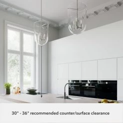 Sacha 3 Light Brushed Nickel Island Pendant Light with Clear Glass Shade Dining Room Light by Hunter 18 Sacha 3 Light Brushed Nickel Island Pendant Light with Clear Glass Shade Dining Room Light by Hunter -Hunter Sales brushed nickel hunter chandeliers 19317 c3 1000