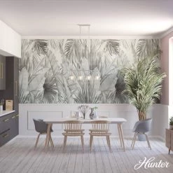 Cypress Grove 4 Light Brushed Nickel Billiard Chandelier with Clear Holophane Glass Shades Kitchen Light by Hunter 14 Cypress Grove 4 Light Brushed Nickel Billiard Chandelier with Clear Holophane Glass Shades Kitchen Light by Hunter -Hunter Sales brushed nickel hunter chandeliers 19326 40 1000