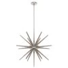 Jupiter Star 18-Light Brushed Nickel Sputnik Pendant Light by Hunter -Hunter Sales brushed nickel hunter chandeliers 19344 64 1000