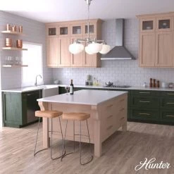 Saddle Creek 5-Light Brushed Nickel Shaded Chandelier with Cased White Glass Shades by Hunter 11 Saddle Creek 5-Light Brushed Nickel Shaded Chandelier with Cased White Glass Shades by Hunter -Hunter Sales brushed nickel hunter chandeliers 19359 40 1000