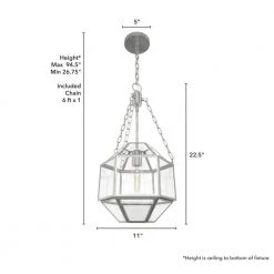 Indria 1 Light Brushed Nickel Island Pendant Light with Clear Seeded Glass Shade Kitchen Light by Hunter -Hunter Sales brushed nickel hunter chandeliers 19364 66 1000