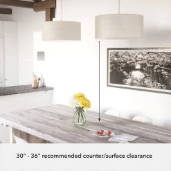 Solhaven 3-Light Brushed Nickel Shaded Pendant Light with Hardback Shade by Hunter -Hunter Sales brushed nickel hunter chandeliers 19380 66 1000