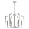 Zoanne 6-Light Brushed Nickel Geometric Chandelier by Hunter -Hunter Sales brushed nickel hunter chandeliers 19573 64 1000