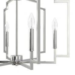 Zoanne 6-Light Brushed Nickel Geometric Chandelier by Hunter -Hunter Sales brushed nickel hunter chandeliers 19573 a0 1000