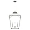 Laurel Ridge 4-Light Brushed Nickel Lantern Pendant Light by Hunter -Hunter Sales brushed nickel hunter chandeliers 19705 64 1000