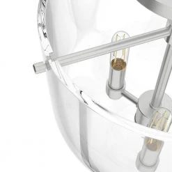 Sacha 11 in. 3 Light Brushed Nickel Semi Flush Mount Bedroom Light by Hunter 14 Sacha 11 in. 3 Light Brushed Nickel Semi Flush Mount Bedroom Light by Hunter -Hunter Sales brushed nickel hunter flush mount lights 19321 1d 1000