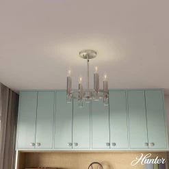 Hunter Sales -Hunter Sales brushed nickel hunter flush mount lights 19524 e1 1000