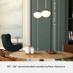 Saddle Creek 1-Light Brushed Nickel Schoolhouse Mini Pendant Light with Cased White Glass Shade by Hunter -Hunter Sales brushed nickel hunter pendant lights 19026 77 1000